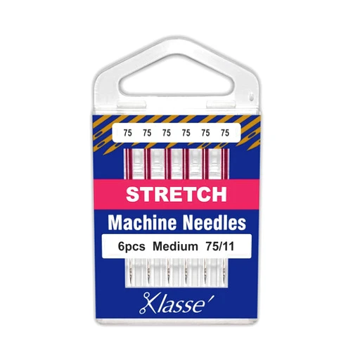 Klasse Stretch Needles, Size 75/11, 1 Pack, 6pcs, AA5102.075