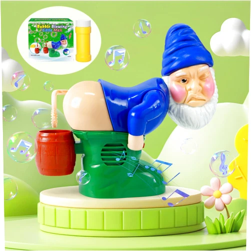ANTSYLVE Bubble Blowing Santa, Santa Bubble Butt Blower, Farting Santa Bubble Blower, Automatic Bubble Blower Santa Claus Toy, Santa Farting Bubble Toy, Bubble Blower for Outdoor & Indoor Activity