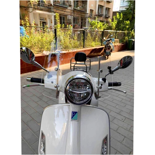 LVEAL Motorcycle Windshield for Piaggio Vespa GTS 300 Motorbike Windshield Air Deflector Scooter Accessories Motorcycle Windscreen Windscreen