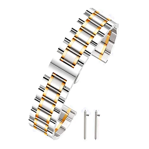 JY Quick Release Watch Strap 18mm 19mm 20mm 21mm 22mm 24mm Premium Solid Stainless Steel Watch Band Replacement.