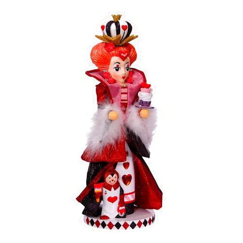 Kurt S. Adler 17.5-Inch Hollywood Queen of Hearts Nutcracker, Multi