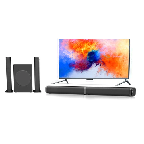 Puxinat 2 in 1 Separable Sound Bars for TV with Subwoofer, Bluetooth 5.0 Surround System for Home Theater, ARC/Optical/Aux/USB TV Speaker, Treble/Bass Adjust, 10 EQ Modes, Remote Included