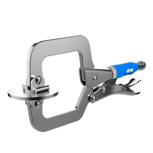 Kreg KHC-MICRO Face Clamp - 2 Inch - Workshop Face Pocket Hole Clamp - Workshop Accessories - Holiday Home Improvement Gifts for Him
