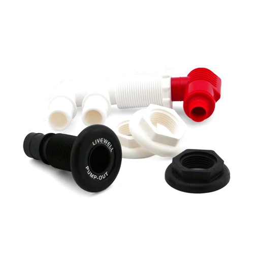 Flow-Rite Pump-Out/Aerator Combo for Boat Livewells or Baitwells (Barbed)