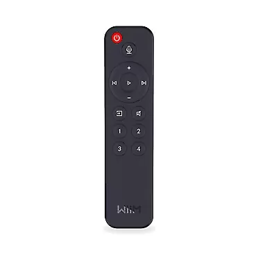 WiiM Voice Remote for WiiM Mini and Pro Audio Streamer, Push-to-Talk, 4 Music Preset Buttons