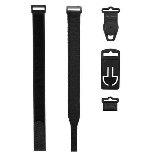 Kingsung 5Pcs Magnet Hanging Strap for Replacement Fluke Multimeter, with Snap Adapter and Clip Strap, Durable Strong Magnet Hanging Loop Kit