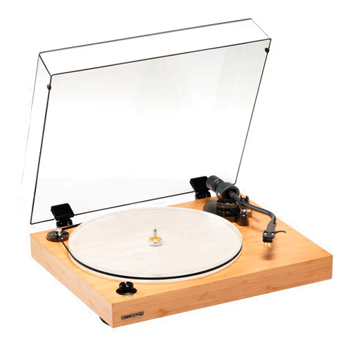 Fluance RT85N Reference High Fidelity Vinyl Turntable Record Player with Nagaoka MP-110 Cartridge Acrylic Platter Speed Control Motor High Mass MDF Wood Plinth Vibration Isolation Feet - Lucky Bamboo