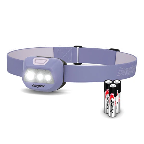 Energizer LED Headlamp HDL-400, IPX4 Water Resistant Headlamps, High-Performance Head Light for Outdoors, Camping, Running, Storm, Survival LED Light for Emergencies (Batteries Included)