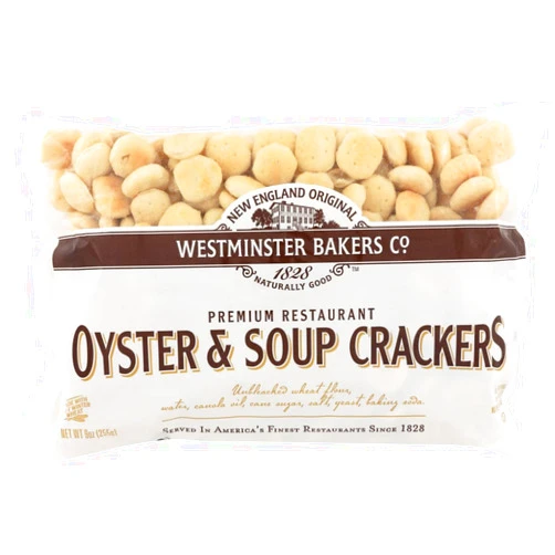 New England Original Westminster Bakeries Oyster and Soup Crackers, 9 Ounce Bag (2 Pack) by Westminister