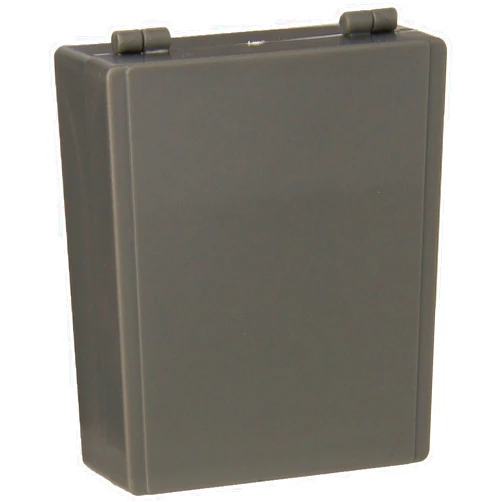 Globe Scientific 513075G ABS Plastic Cork Lined Slide Storage Box for 25 Slides, Dark Gray