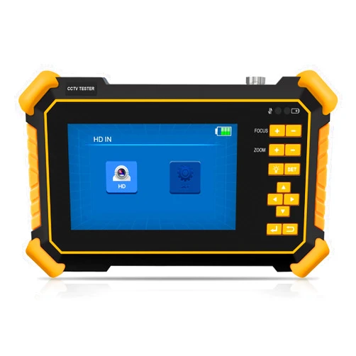 WANLUTECH CCTV Camera Tester Support 8MP TVI CVI AHD CVBS Analog Camera Tester 4.3 inches Screen RS485 PTZ Control Audio Test 12V Power Output