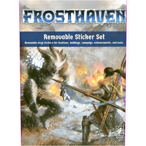 Cephalofair Games: Frosthaven: Removable Stickers - Vinyl Sticker Set to Use with Frosthaven, Board Game Accessory, Non-Transferring Adhesive