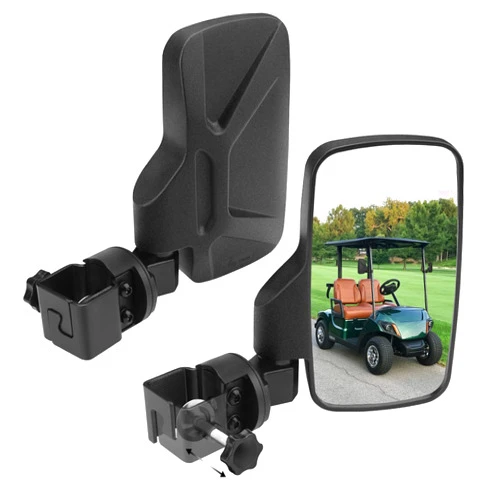 SHEJISI Golf Cart Mirrors,Golf Cart Mirrors Rear View is Universal Fits 0.7