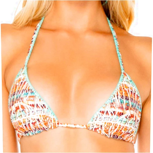 Luli Fama Womens Triangle Top