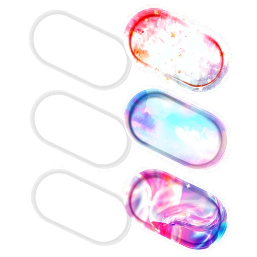 Klfoho 3 Pack Oval Resin Tray Molds, Tray Silicone Resin Mold, Oval Coaster Mold Silicone Epoxy Resin Tray Mold Large DIY Jewelry Trinket Tray, Rolling Tray, Home Decor Crafts (3pcs 7.5