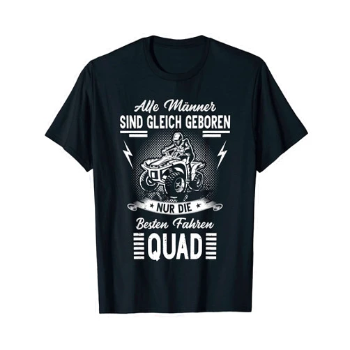 Quad ATV Kleidung Quadfahrer Geschenke Motorsport Mens Quad Driver Gift ATV Quad Biker Saying Funny Offroad T-Shirt