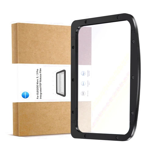 Aladrs 1PCS Mars 3 FEP Film Resin Vat Pre-Installed FEP Release Film Upgrades 3D Printer Accessories Compatible with ELEGOO Mars 3 / Mars 3 Pro 3D Printers- 185.6 x 134.8mm