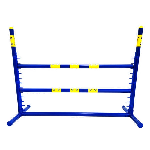 ActiveDogs.com ActiveDogs Agility Fixed Base Jump - High Grade PVC Indoor or Outdoor Dog Obstacle Agility Training Exercise Equipment