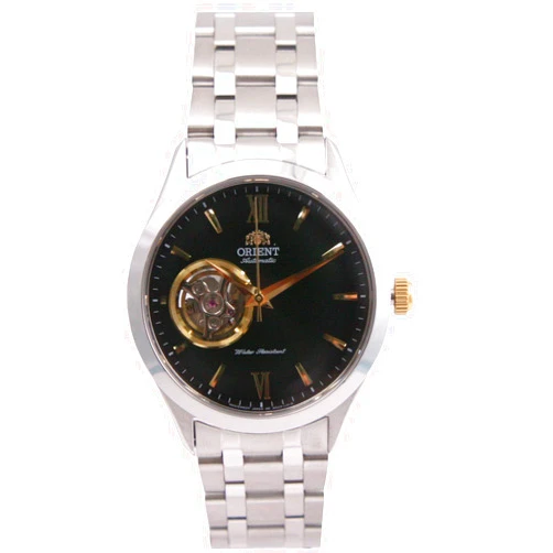 Orient Open Heart Automatic Black Dial Men's Watch FAG03002B0