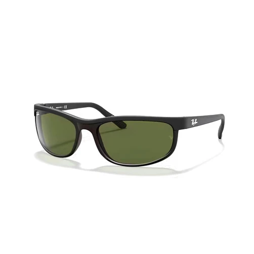 Ray-Ban RB2027 PREDATOR 2 Rectangular Sunglasses For Men For Women + Bundle with Designer iWear Kit