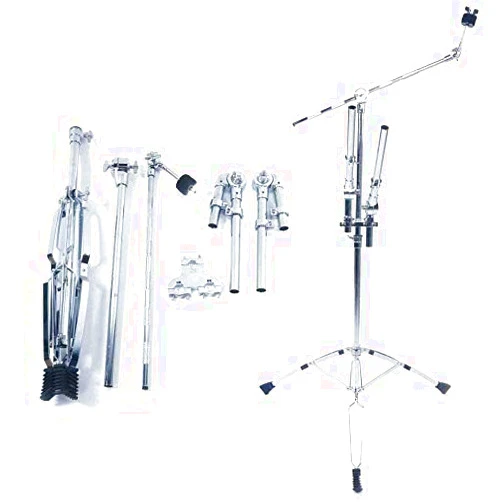 HighHoop Heavy Duty & Portable Design Double Tom Drum Stand Cymbal Boom Mount Arm Duel Percussion Hardware With Solid Construction Perfect For Gaming & Drumming (14