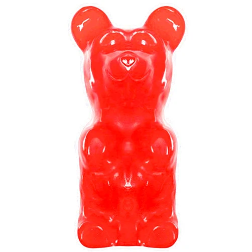 The Gummy Bear Guy The ORIGINAL World's Largest Gummy Bear® | Created by The Gummy Bear Guy® | Approximately 5lbs | Fruit Punch