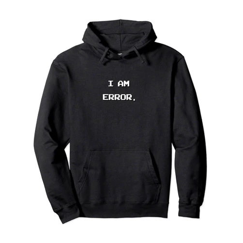 Happy Gamer Gear Retro Gamer I Am Error Classic Video Game funny tee Pullover Hoodie