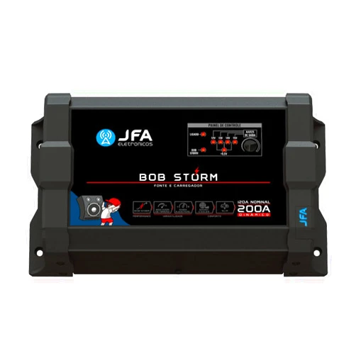 LQIESDD JFA BOB Storm Power Supply and Source Automotive Charger 200 Amperes SCI Bivolt Slim Shape Smart Cooler
