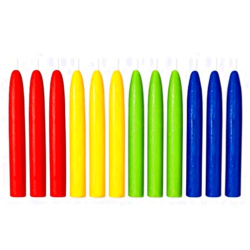 Papyrus Birthday Candles, Primary Colors (12-Count)
