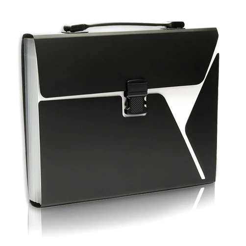 H4D Accordian File Organizer, 13 Pocket Expanding File Folder with Handle, 1 Pack, for Documents Letter Size and A4 Papers