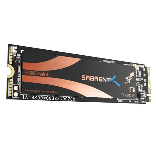 SABRENT 2TB Rocket Nvme PCIe 4.0 M.2 2280 Internal SSD Maximum Performance Solid State Drive (Latest Version) (SB-ROCKET-NVMe4-2TB).