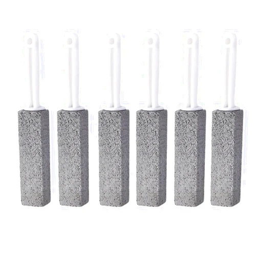 QUOKJHGP 6PCS Effortlessly Remove Stubborn Stains Pumice Cleaning Stone with Handle Pumice Cleaning Stone Toilet Bowl Cleaner Hard Water Ring Remover Household Cleaning Tools