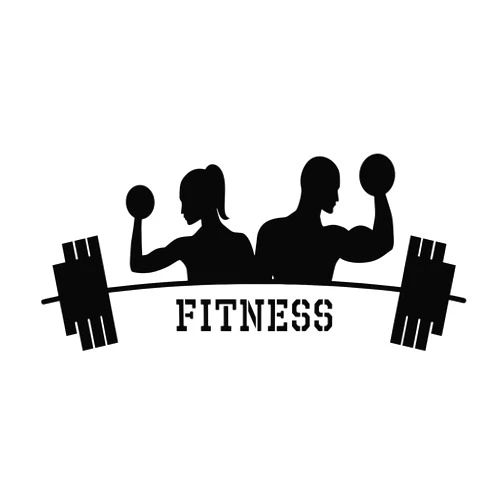 The Decal Hub Fitness Gym Wall Decal Vinyl Sticker Sports Athletics Art Home Decor Sticker