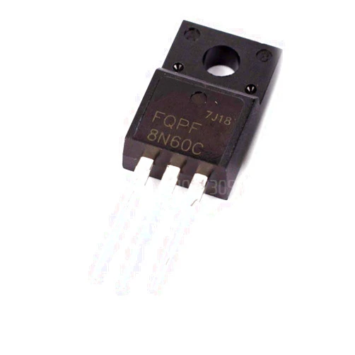 IndustrialField 20pcs FQPF8N60C 8N60C 8N60 600V 8A MOSFET N-Channel transistor TO-220F
