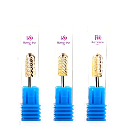 R Remember ME Safety Nail Drill Bit Set - Nail Drill Bits for Acrylic Nails Professional Nail Drill Bits Remove Gel Safety Bits Set Medium Fine Coarse Drill Bit 3/32 Inch (3Pcs Carbide Bit for Nail Drill)
