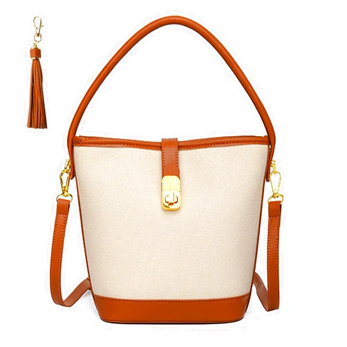 BAYITIONE Crossbody Bucket Bags for Women Leather Shoulder Bag for Women Fashion Mini Handbags Bucket Purses