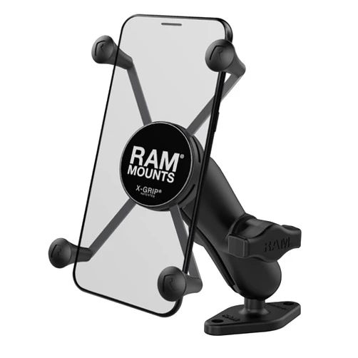 RAM Mounts X-Grip Large Phone Mount with Diamond Base RAM-B-102-UN10U with Medium Arm