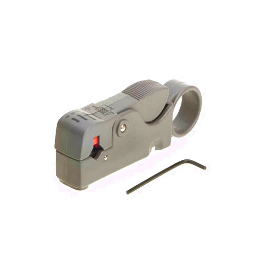 Cables Direct Online - Rotary Coax Coaxial Cable Stripper Cutter Tool For RG58 RG6 RG59 Quad, Dual Wire
