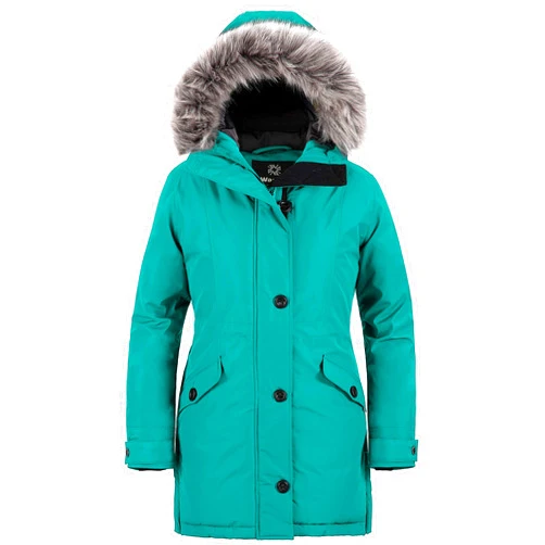 wantdo Women's Hooded Winter Coat Waterproof Warm Long Puffer Jacket Parka