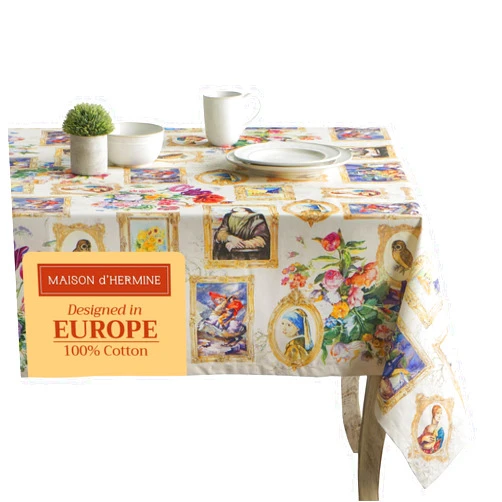 Maison d' Hermine Tablecloth 100% Cotton 60