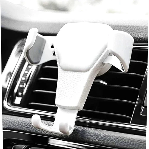 WshhUO Car Phone Holder for KIA Avellav Borrego Cadenza Capital,Mount 360° Rotation Air Vent Phone Mount,Strong Stability Mobile Phone Cradles,Auto Lock Automobile Cradle Hook,White
