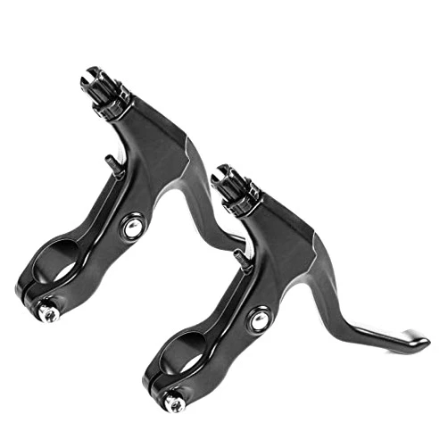 Timoo Bike Brake Levers Aluminum Alloy Bicycle Brake Handle for Mountain Bike, Road Bike, Folding Bike, MTB, 2.2cm Diameter, Black