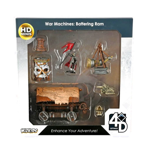 WizKids Warlock Tiles: Accessory – 4D Settings War Machines Battering Ram