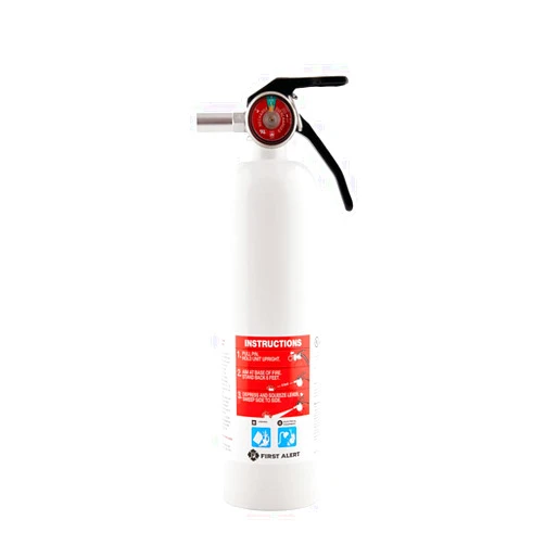 First Alert REC5 Recreation Fire Extinguisher, UL Rated 5-B:C, White, 1-Pack