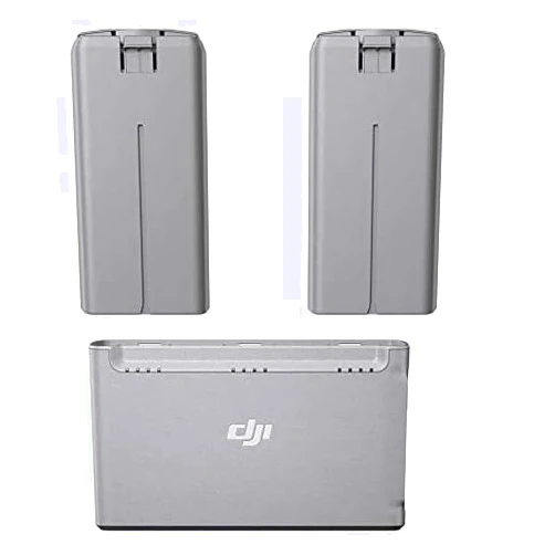 Camrise Original DJI Mavic Mini 2 Two-Way Charging Hub and Two Pack Original Mini 2 Intelligent Flight Batteries (for DJI Mini 2 and Mini SE Drone ONLY)