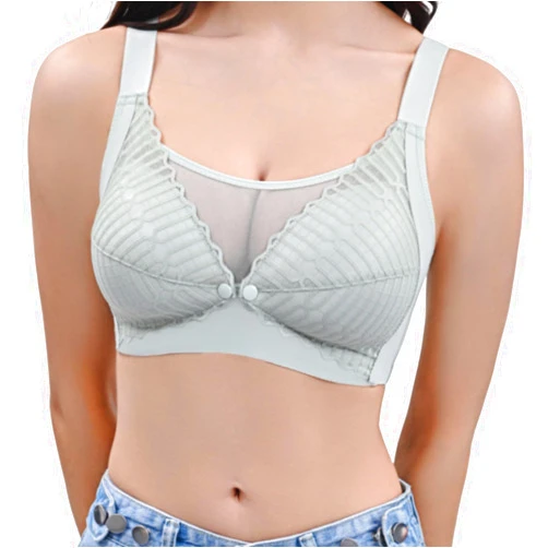 HEIWPMGY Maternity Nursing Bra for Postpartum - Anti-Sagging, Wire-Free, Push-up & Side Breast Control