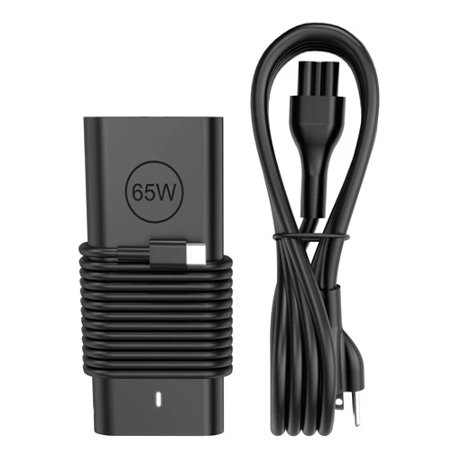 YTech ​Newest Rugged Slim 65W USB C Laptop Charger Compatible with Dell XPS 12 13,Dell Chromebook 3100,Latitude 3000 5000 Series,Dell Laptop Charger LA65NM190,HA65NM190,0WMDHR,0MVPDV,Type C AC Power Adapter