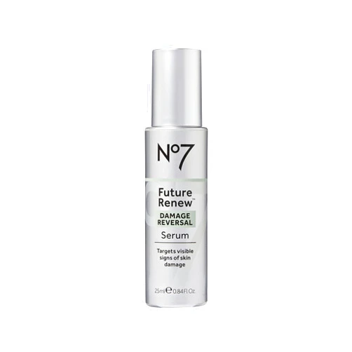 No7 Future Renew Damage Reversal Serum - Anti-Aging Face Serum for Glowing Skin - Hyaluronic Acid + Niacinamide for Skin Damage Reversal - Dermatologist-Approved, Sensitive Skin Suitable (0.84 Fl Oz)