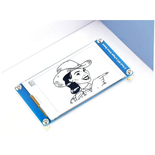 Waveshare 2.7inch Passive NFC-Powered E-Paper Module, Black/White Display Color, with Wireless NFC-Powered Display Refreshing,Passive NFC Solution, No Battery Required, No Messy Wiring