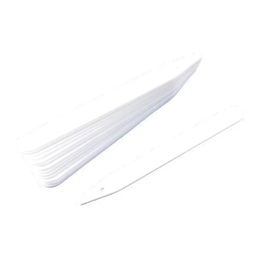 Delatanus 6 inch Plant Markers,Thick Plant Labels Garden Labels,White-100pcs
